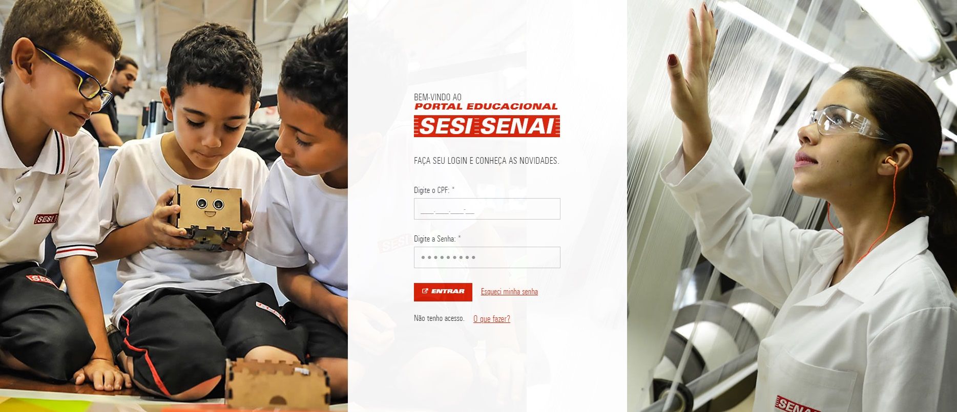 PORTAL EDUCACIONAL SENAI 2019